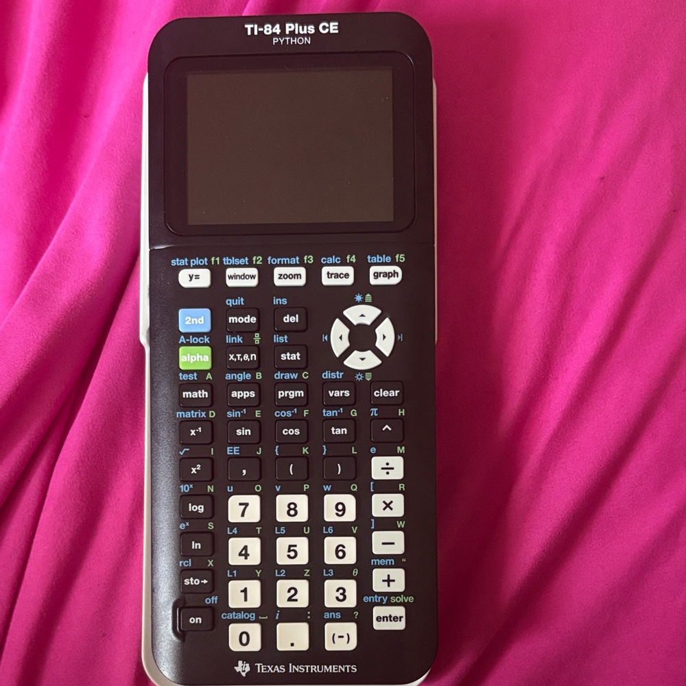 Texas Instruments TI-84 Plus CE Python Graphing Calculator - Black